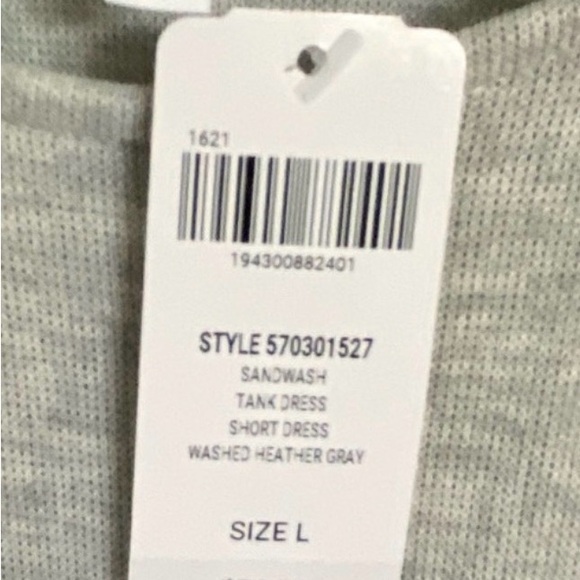 Soma Weekend Sandwash Tank Dress in light Heather Grey - Picture 3 of 9